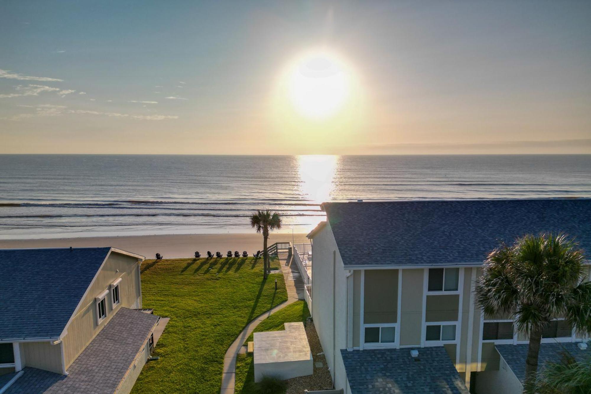 Oceanside Village Townhouse No Drive New Smyrna Beach, Private Ground Floor Patio W Grill Exteriér fotografie